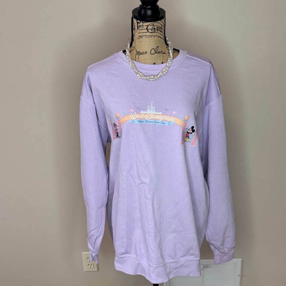 Belle & Park Disney Pastel Purple Sweatshirt